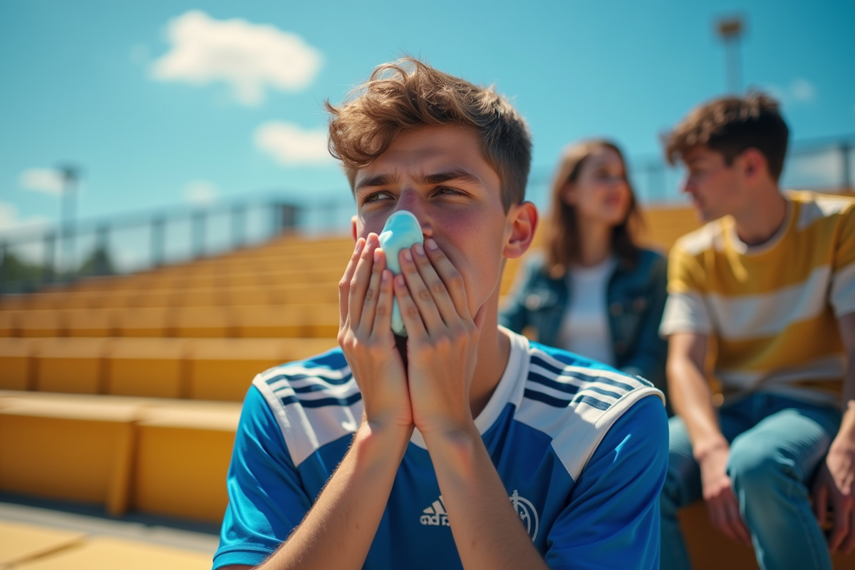 nez blessé