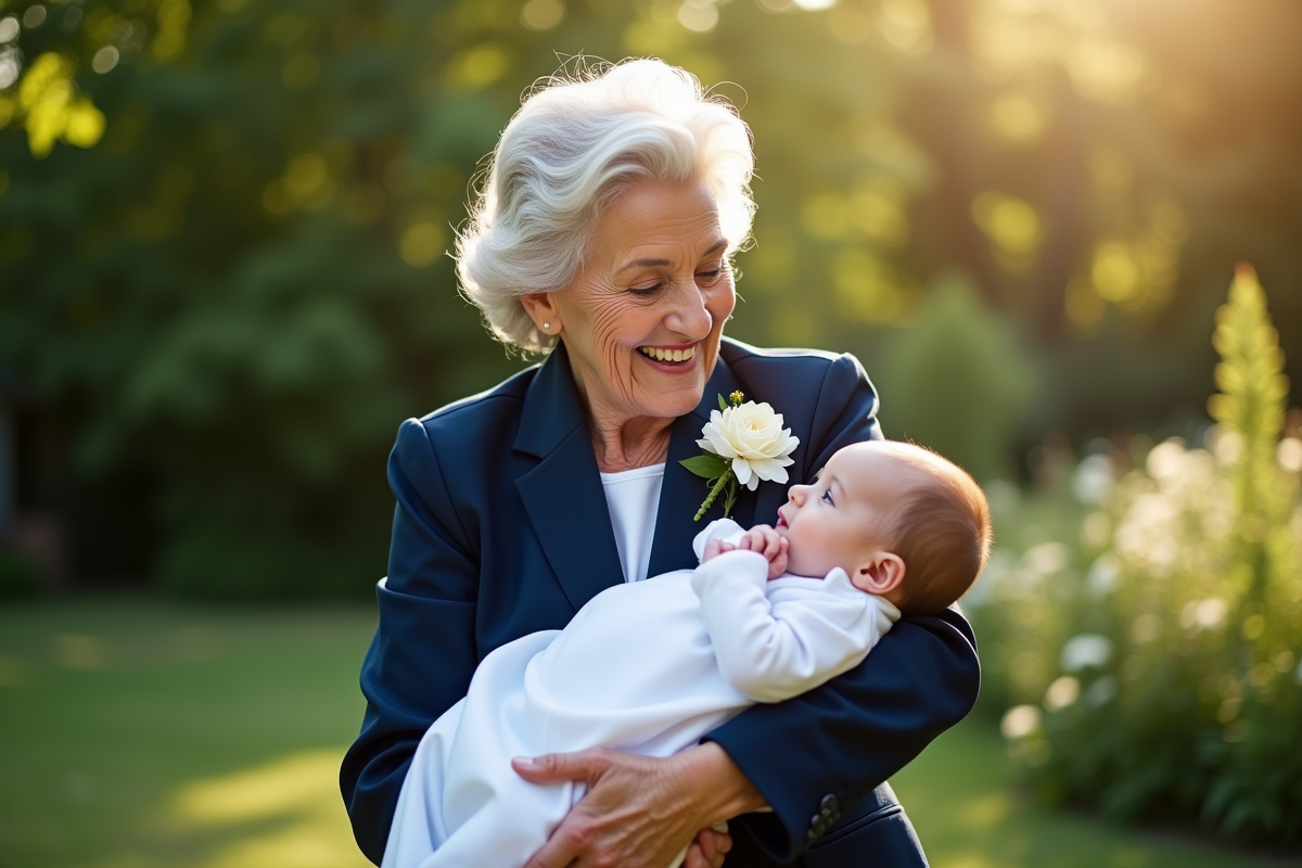 baptême grand-mère